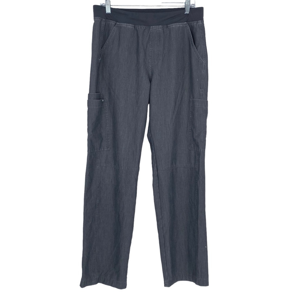FIGS gray pocket leg nursing medical pants size medium
